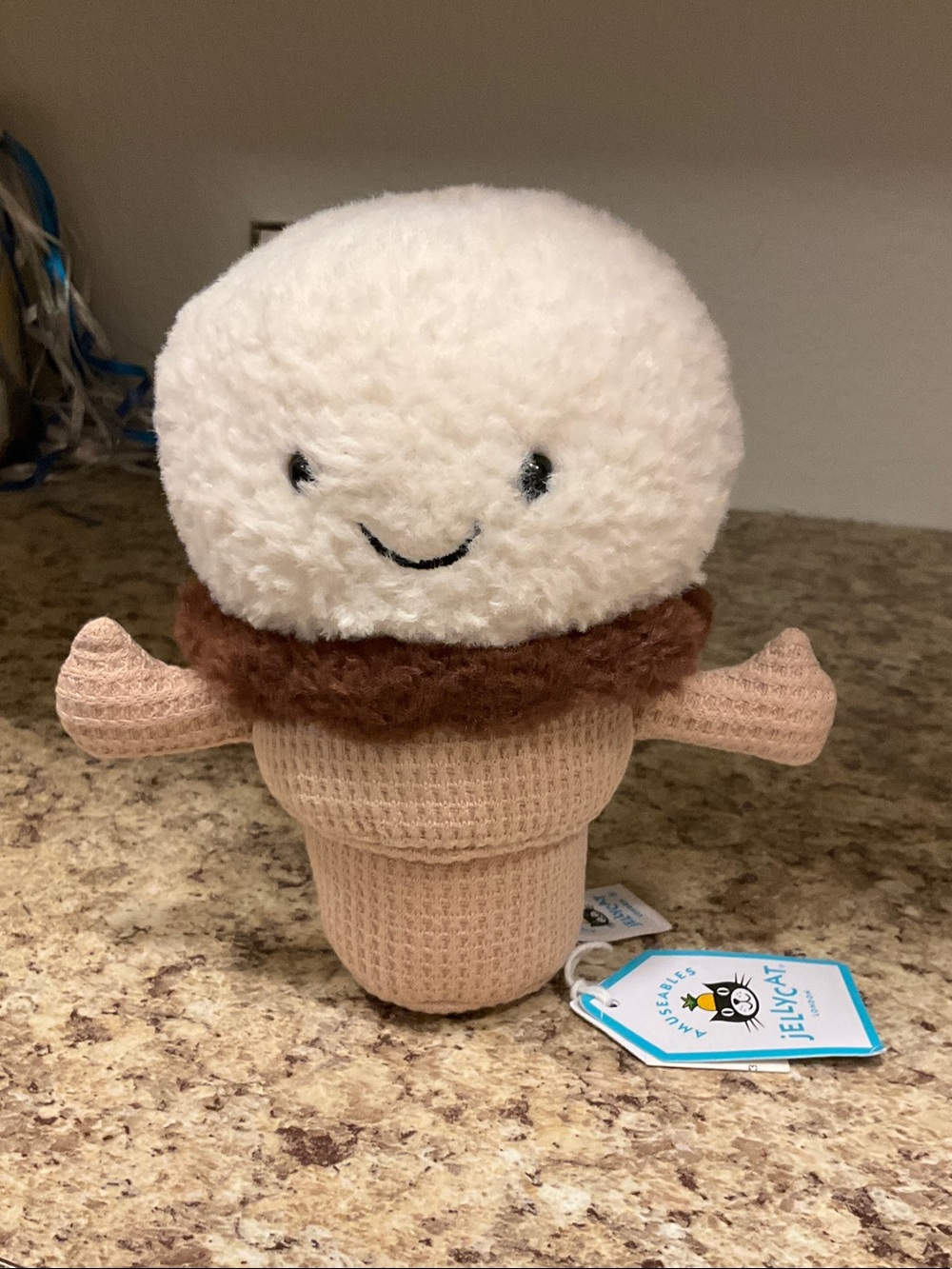 Jellycat Vanilla Ice Cream Cone